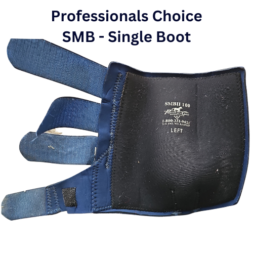 Professionals Choice SMBII 100 SINGLE Boot - Front Left Navy Size Medium USED