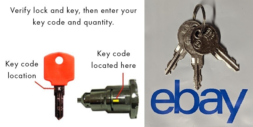 K783 3- New Weather Guard Tool box keys cut to code K783