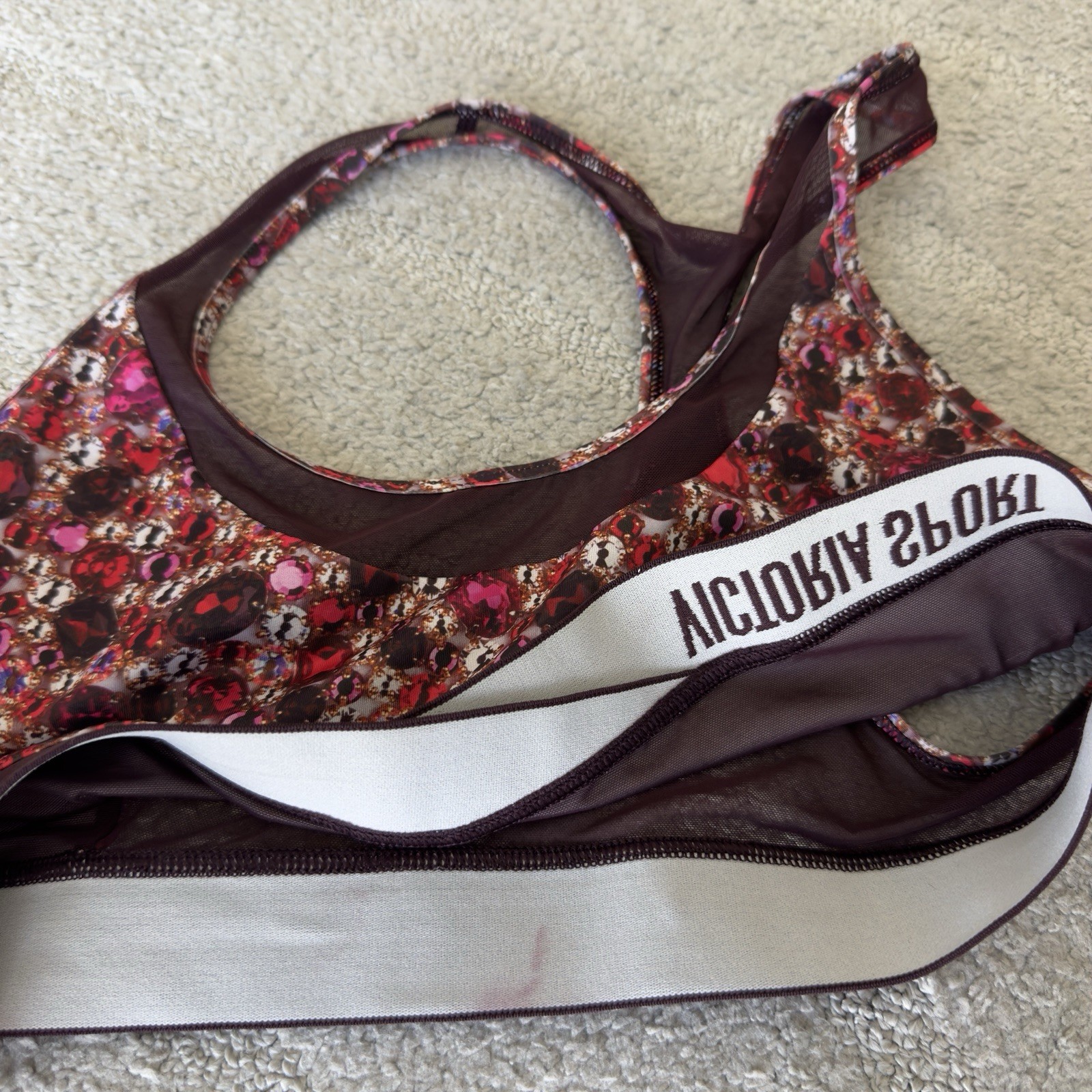 Victoria’s Secret Pink Orange Seamless Tight Active Leggings Size Medium And Top