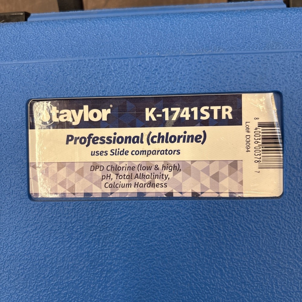 Used Taylor Professional Starter Slide Test Kit