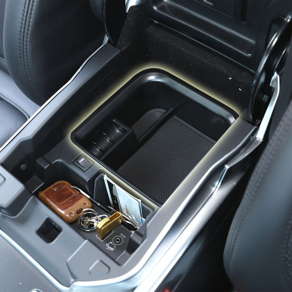 Interior Console Cooler Box Storage Insert Trim For 2014-2017 Range Rover Sport