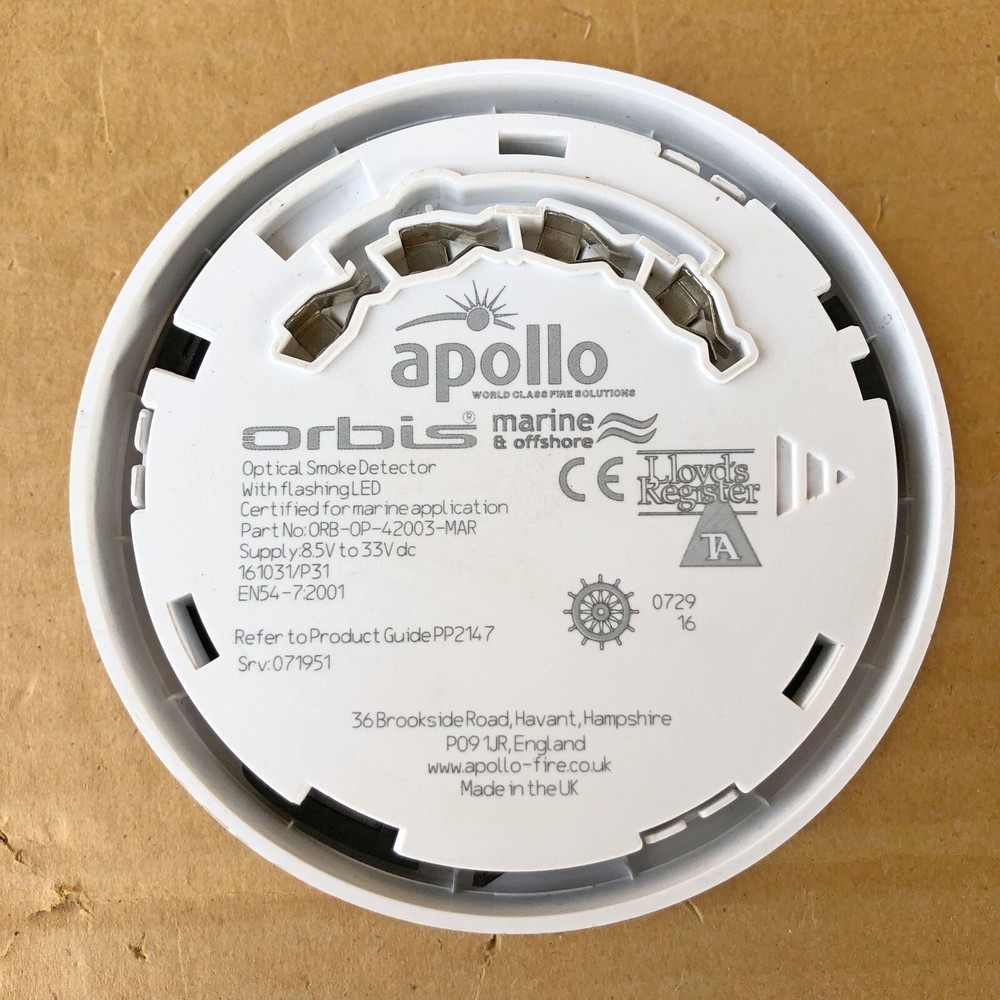 APOLLO ORBIS ORB-OP-42003-MAR OPTICAL SMOKE DETECTOR