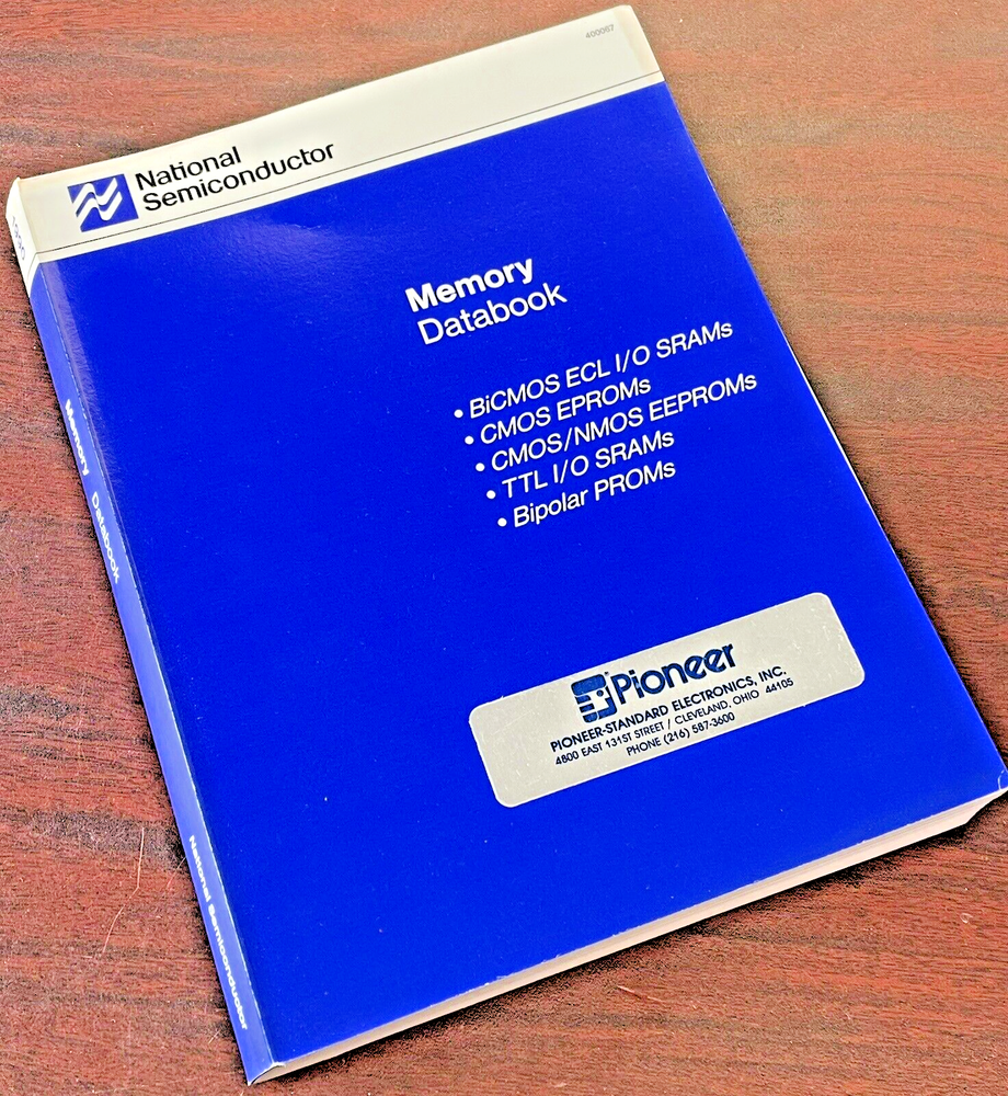 NATIONAL SEMICONDUCTOR 1990 Memory Databook, NICE