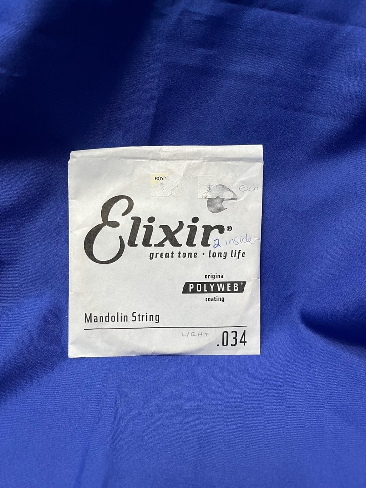 7 Elixir Mandolin Individual Strings RARE