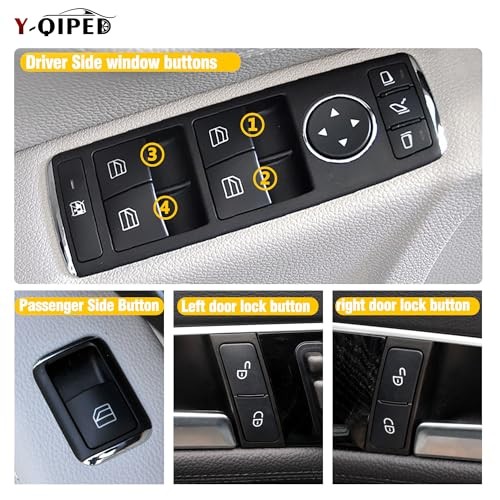 Window Switch Passengers Side Button Control Cover Master 1pcs(Passenger Side)