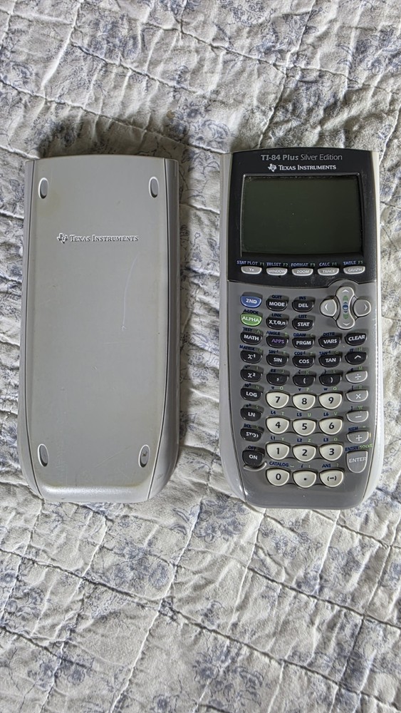 Texas Instruments TI-84 Plus Silver Edition Graphing Calculator - Tested