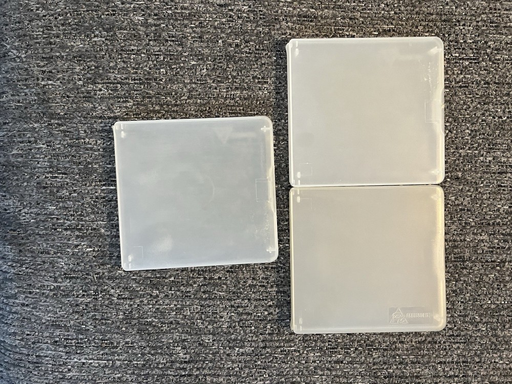 Vintage Clear 3.5” Diskette Cases