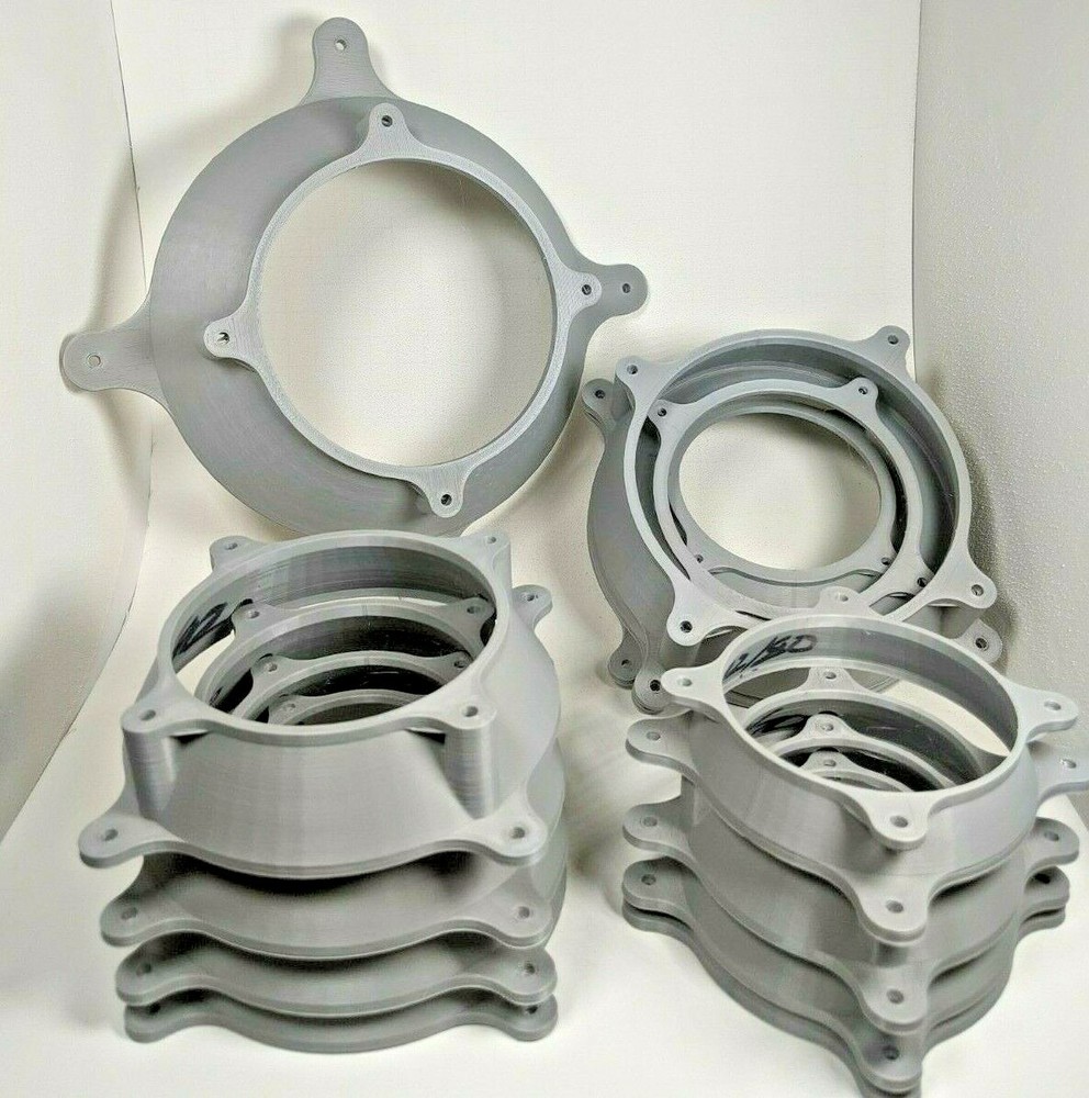 Various Sizes Fan Adapters Flow Converter PC Mod Custom Panel Hose Mount Flange