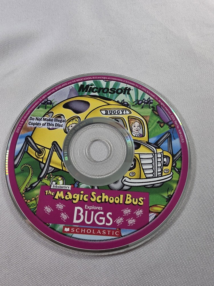 The Magic School Bus Explores Bugs Windows CDROM - DISC ONLY