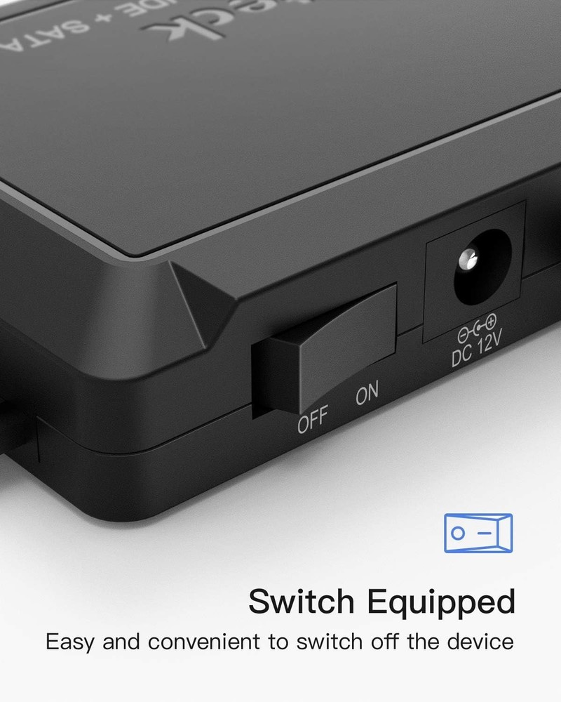 Compact USB 3.0 Hard Drive Reader - Connect 2 Drives Simultaneously with Ease