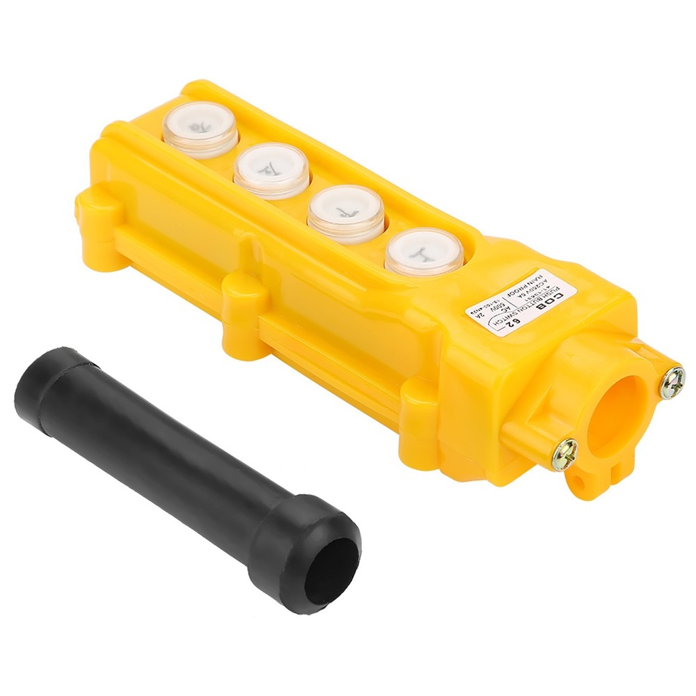 Crane Chain Hoist 4-channel Push Button Pendant Switch Controller New