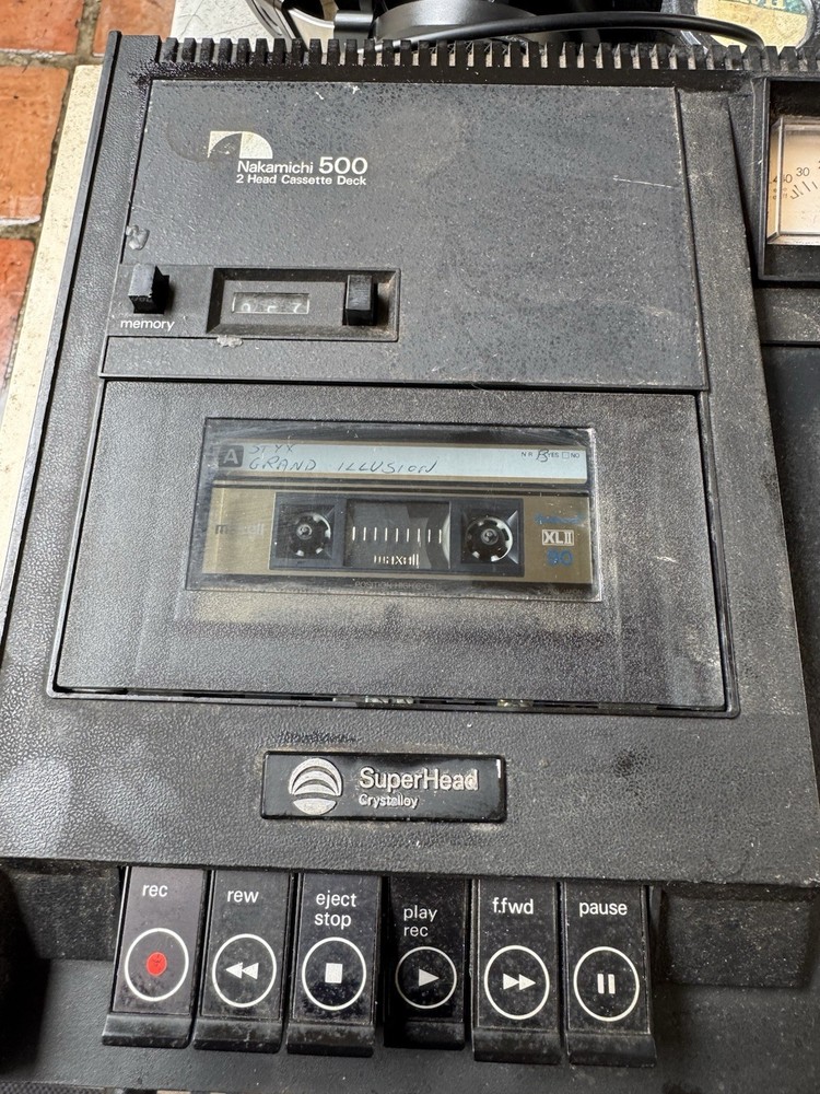 Nakamichi 500 two head cassette deck
