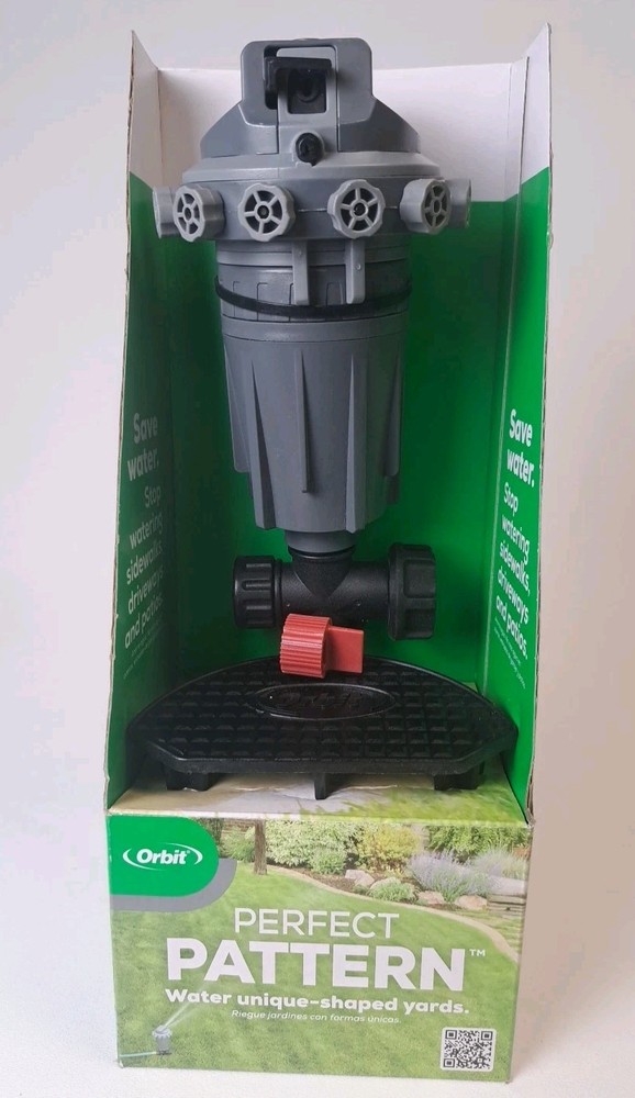 Orbit Perfect Pattern Adjustable Gear Drive Sprinkler with Precision Arc Spike
