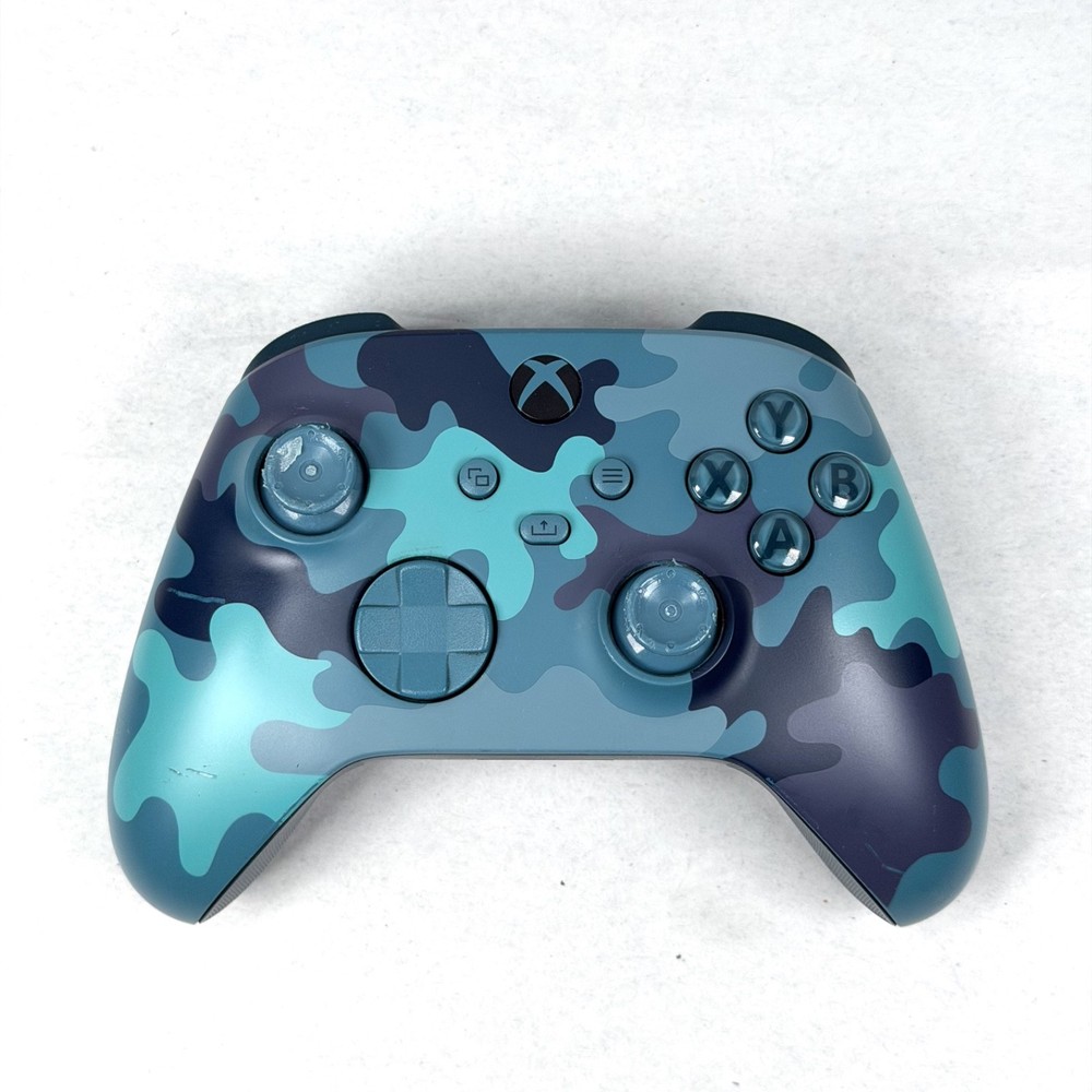 Microsoft Xbox One Wireless Controller 1914 / Blue Camo Edition / Tested / Works