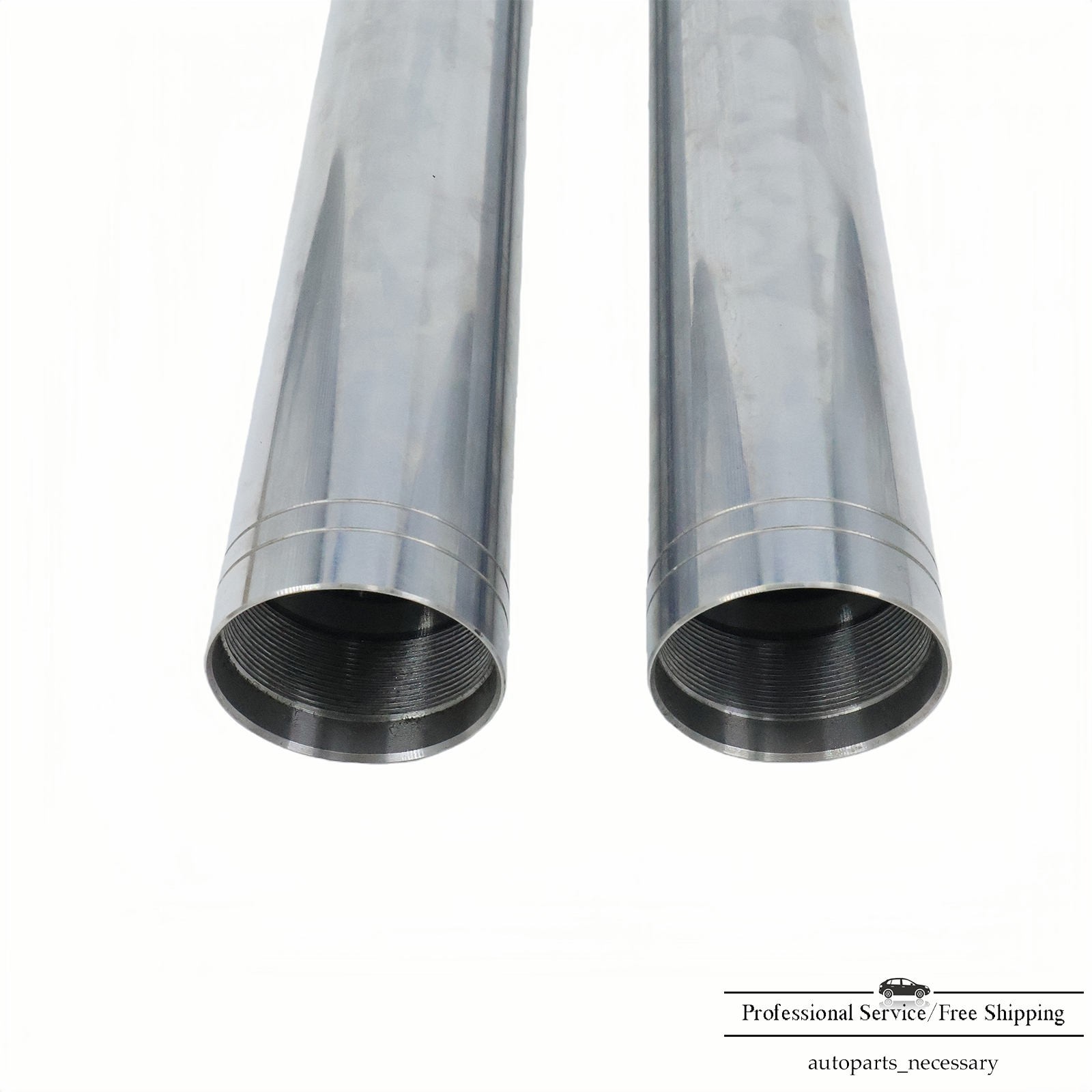 2x Front Shock Inner Fork Tubes For Kawasaki EX650 Ninja 650 2017-2023 41x585mm