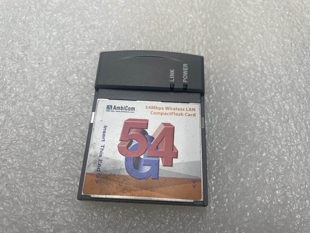 AMBICOM WL54-CF 802.11g Wireless LAN CompactFlash Card network adapter