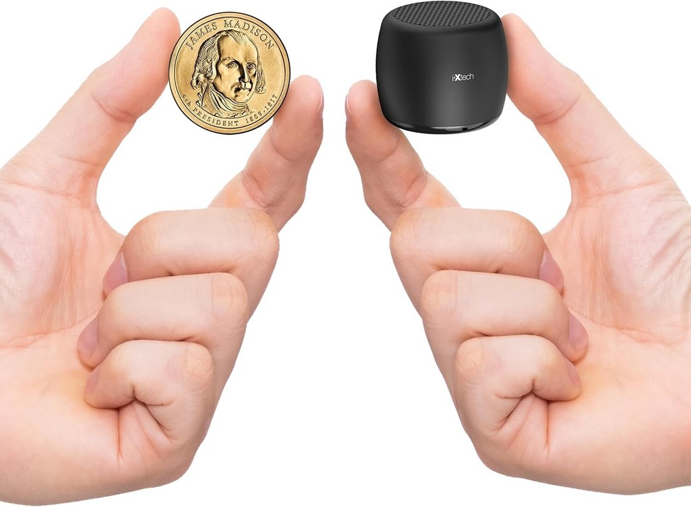 IXTECH – Portable Bluetooth Speaker with Remote Shutter and Built-in Microphone,