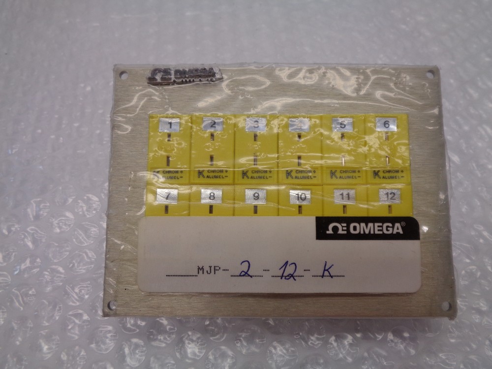 OMEGA MJP-2-12-K TYPE K JACK PANEL NSMP
