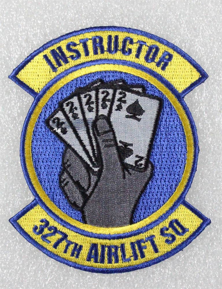 USAF Air Force Patch: 327th Airlift Squadron Instructor
