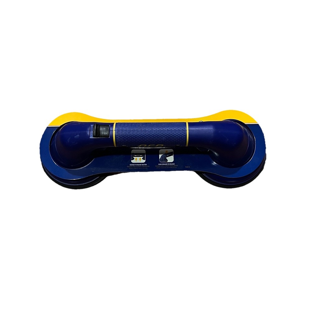 QEP Pro MAXGrip 75013 Double Floor Suction Cup Blue Plastic Quick Release