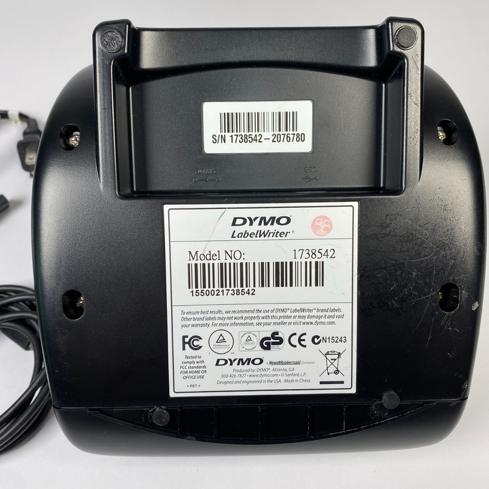 Dymo LabelWriter 4XL Thermal Label Printer Bundle Power Supply USB Cables Labels