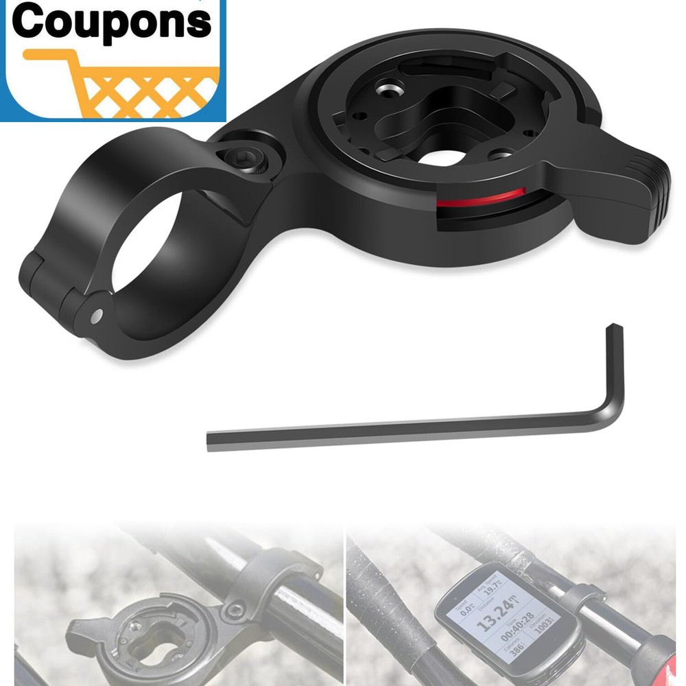 for Garmin 010-11807-01 Edge Time Trial Tri Bar Mount 22.2mm TT Computer Mount