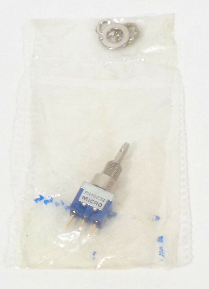 Vintage Honeywell Micro Switch 8N1022B Toggle Switch 20VDC Push Button Actuator
