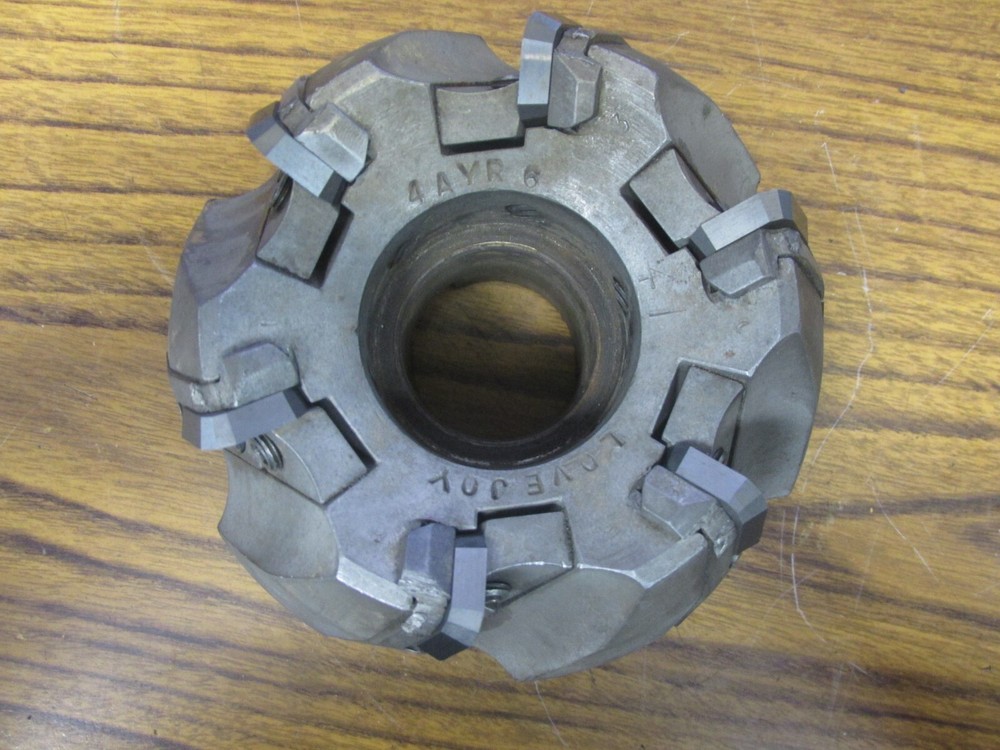 LoveJoy 4.0" x 1.5" 4AYR6 Insert Mill w/Inserts