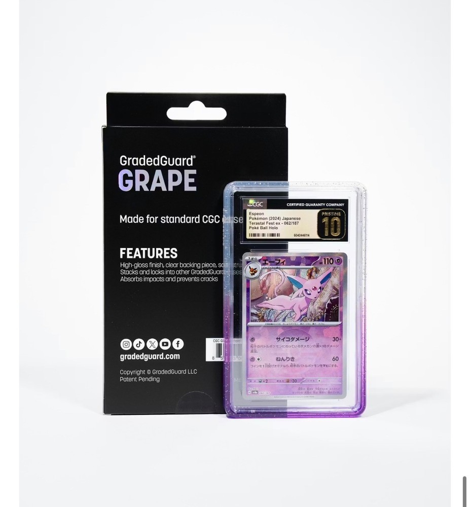 GradedGuard CGC Grape Card Case Limited Edition Case Only