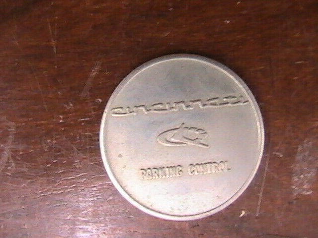 TOKEN CINCINNATI PARKING CONTROL  USE WITH T-11 UNIT