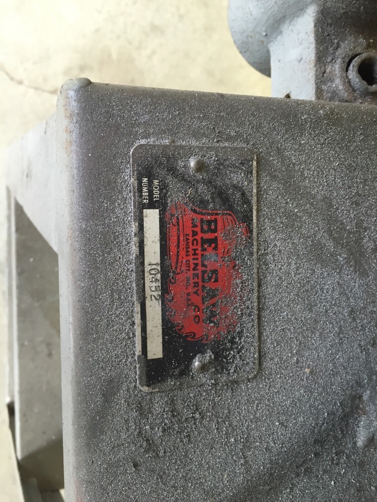 Belsaw Sharp All Model 10452 Saw Blade Sharpener Bench Grinder Runs Good