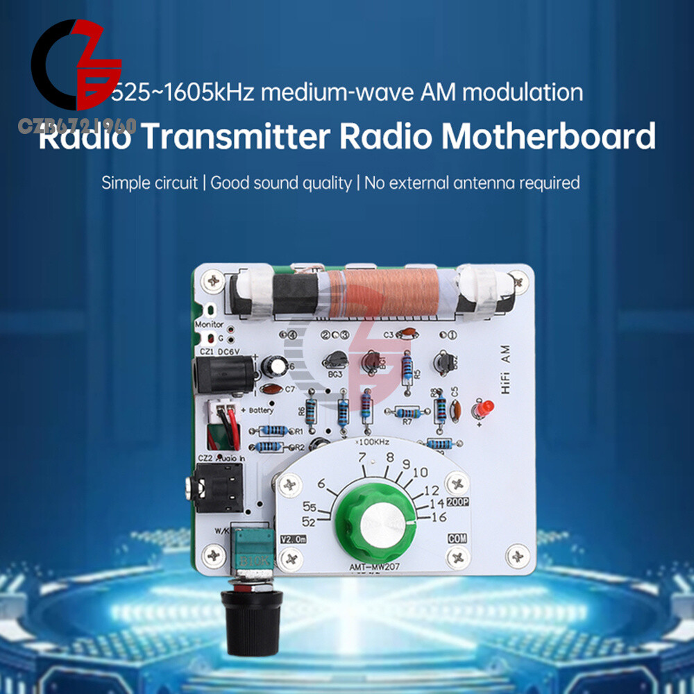 525~1605kHz Medium Wave AM Radio Transmitter DIY Circuit Board Radio Module 6V