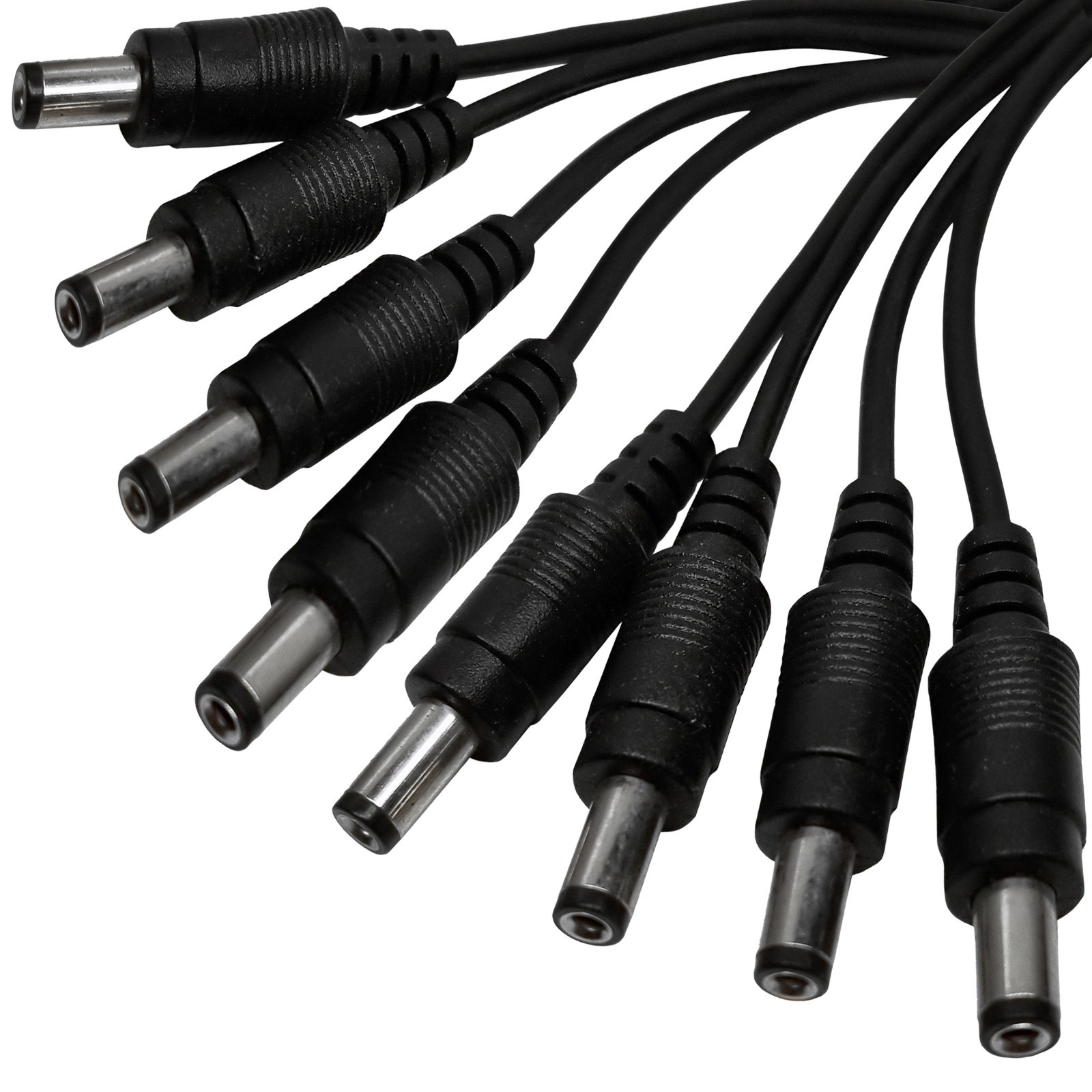 1 to 8 Way Channel DC Power Splitter Adapter Cable Cord for CCTV Security Camera