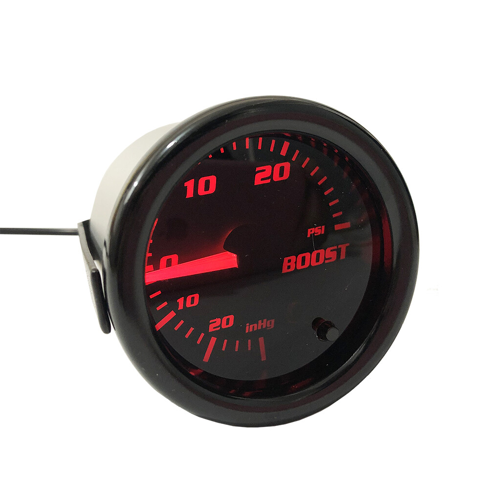 52mm 2" Turbo Boost Gauge Tinted 7 Color 0-30 PSI Pressure Vacuum Turbo Meter