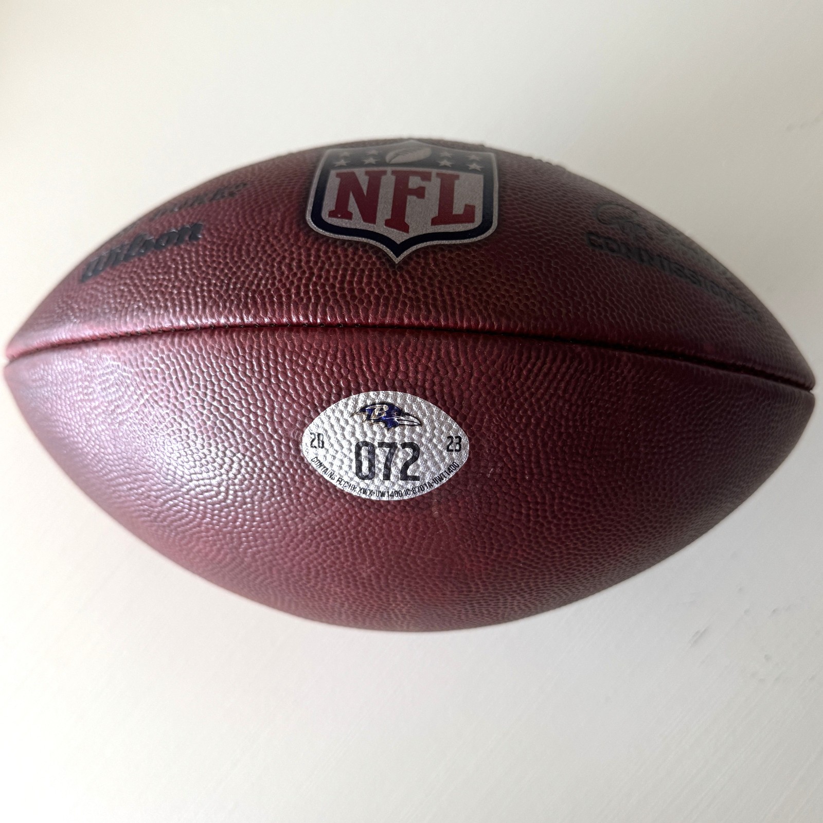 Lamar Jackson PHOTOMATCHED GAME-USED Ravens Football vs Chiefs 01/28/24 AFC game