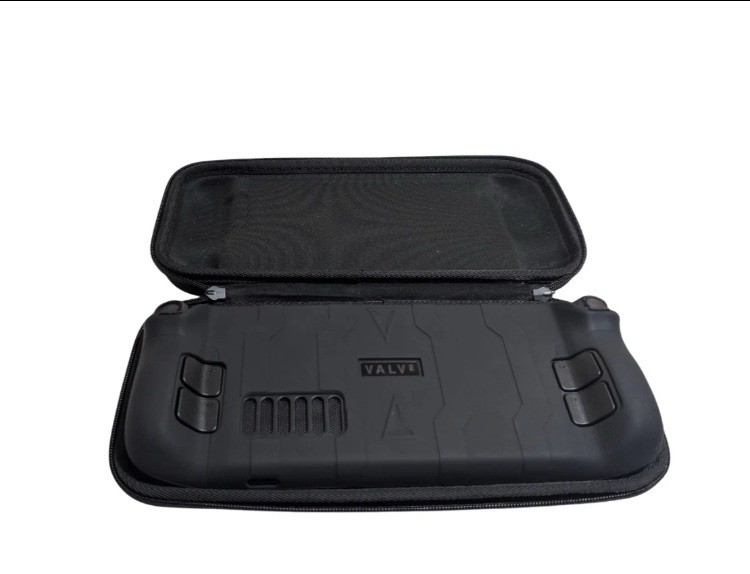 Valve Steam Deck Handheld Console Black Wi-Fi USB-C Headphone Jack Charger Case