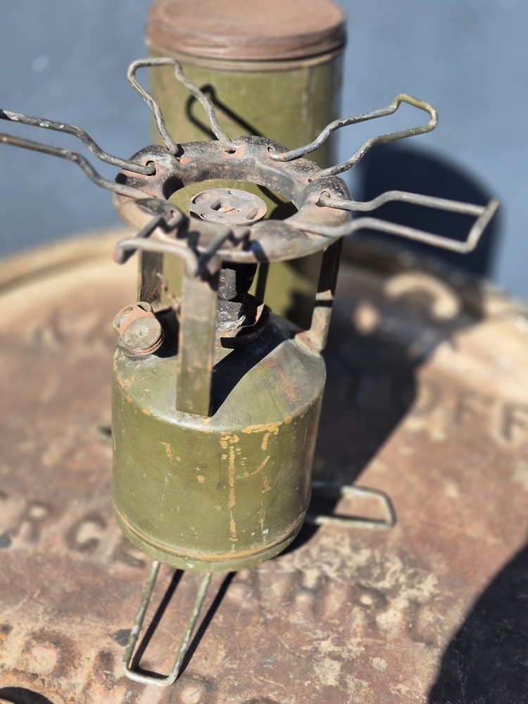 WW2 British Army Paraffin Stove Cooker by Hurlock Original with case