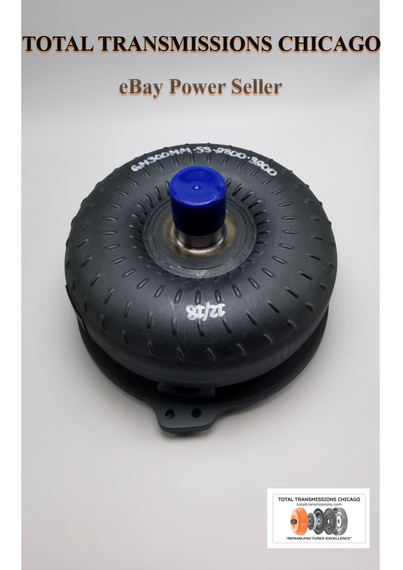 4L60 4L65E LS1 TORQUE CONVERTER 2500-2800 STALL 10" 300MM 1 YEAR WARRANTY