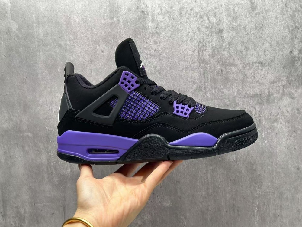 AJ4 Retro Purple Thunder Shoes
