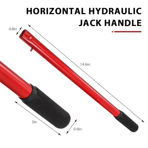 Horizontal Hydraulic Jack Handle, 2 Ton Floor Jack Pole Lever Replacement with