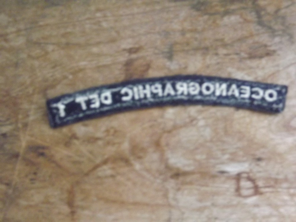 Navy OCEANOGRAPHIC DET 1 Tab - INV# C1144