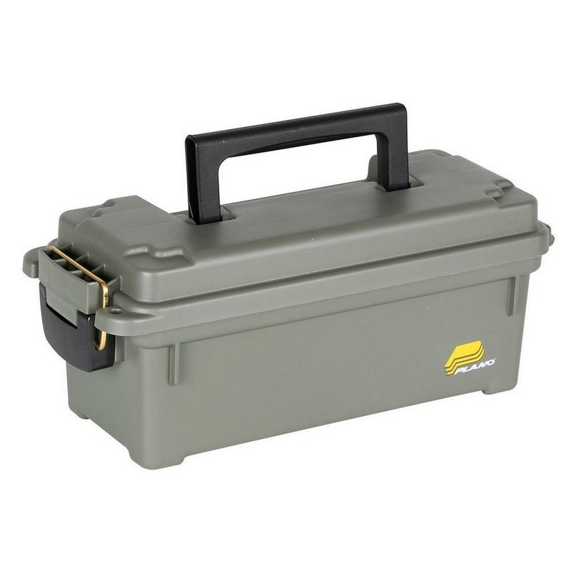Plano 121202 Element-Proof Field/Ammo Box Shot Shell Box Compact, OD Green