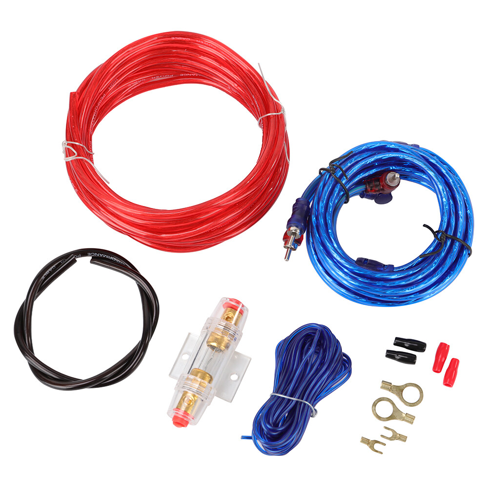 Car Audio System Speaker Kit Complete Subwoofer Amplifier Install Wiring Cable