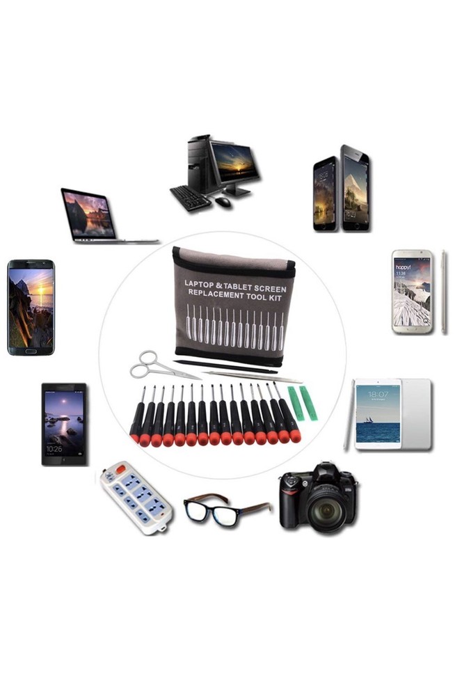 20 in 1 Precision Screwdriver Set, Repair Tool Kit for Tablet, MacBook , iPhone