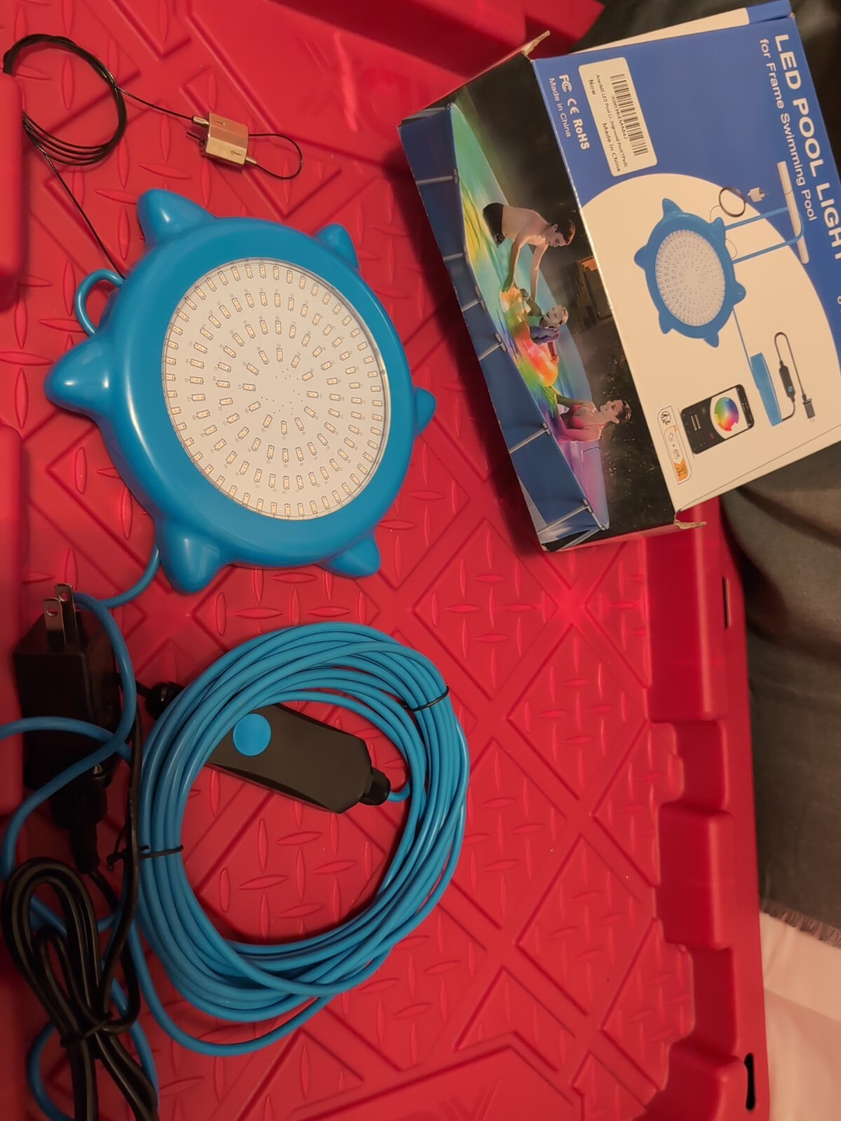 Anerbili LED Pool Light For Frame Swimming Pool Tested New