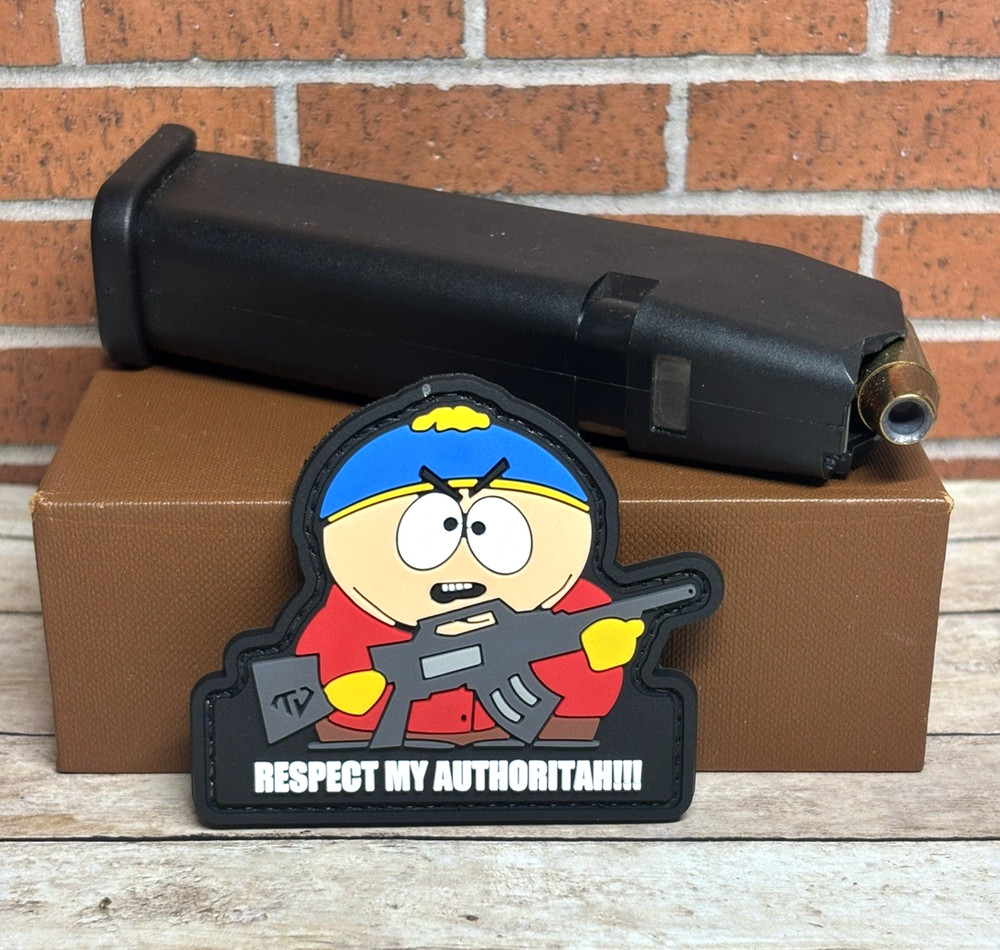 Tactical Morale PVC Patch - Cart-man Patch - I Choose Violence Gun Patch