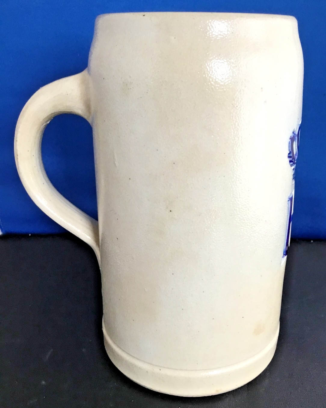 German HB Stoneware Beer Stein Mug 1 Liter 