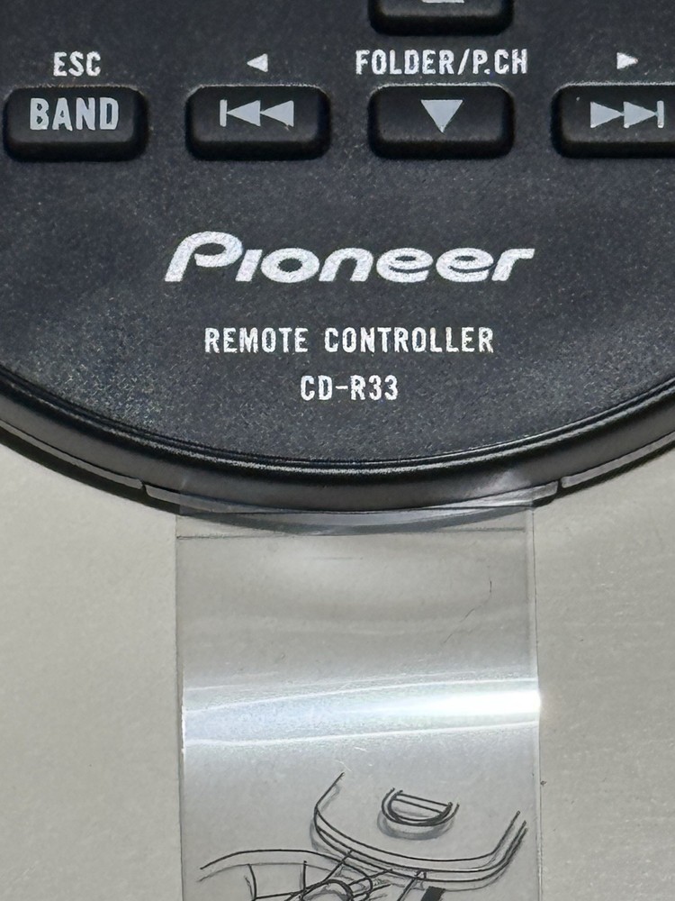 New Pioneer CD-R33 Remote Controller for Car Audio Video Multimedia Navigation