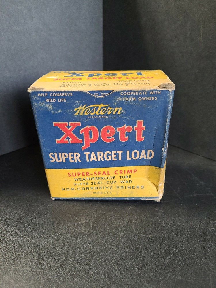 Vintage Western Xpert Super Target Load Empty Box
