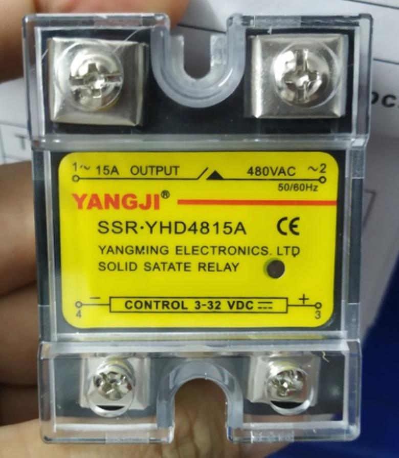 Single-phase Solid State Relay Small DC-AC DC Control AC YHD4815A 480VAC 15A